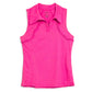 Gottex Women's Moisture wicking UPF 50 Ruffle Golf Tennis Tank Top