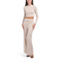 HUNTER & BROWN Women's Argyle Pattern Soft Long Sleeve Shirt and Pants Set