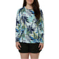 Hang Ten Women's Quick-dry UPF 50+ Long Sleeves Front Pocket Sun Swim T-Shirt