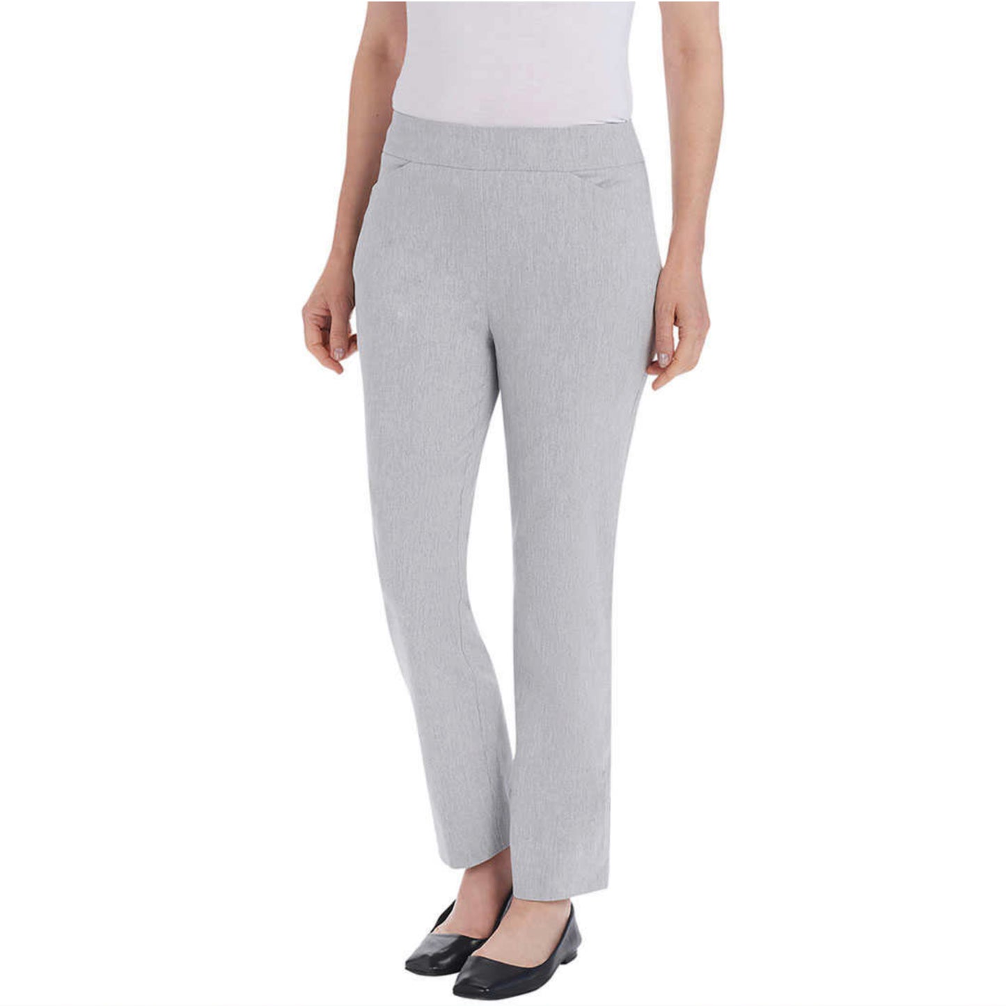 Hilary Radley Ladies' Pull On Ankle 26in Inseam Tummy Control Pants, H52