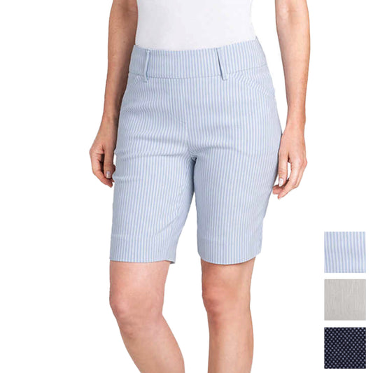 Hilary Radley Women's Comfort Waistband Bermuda Shorts