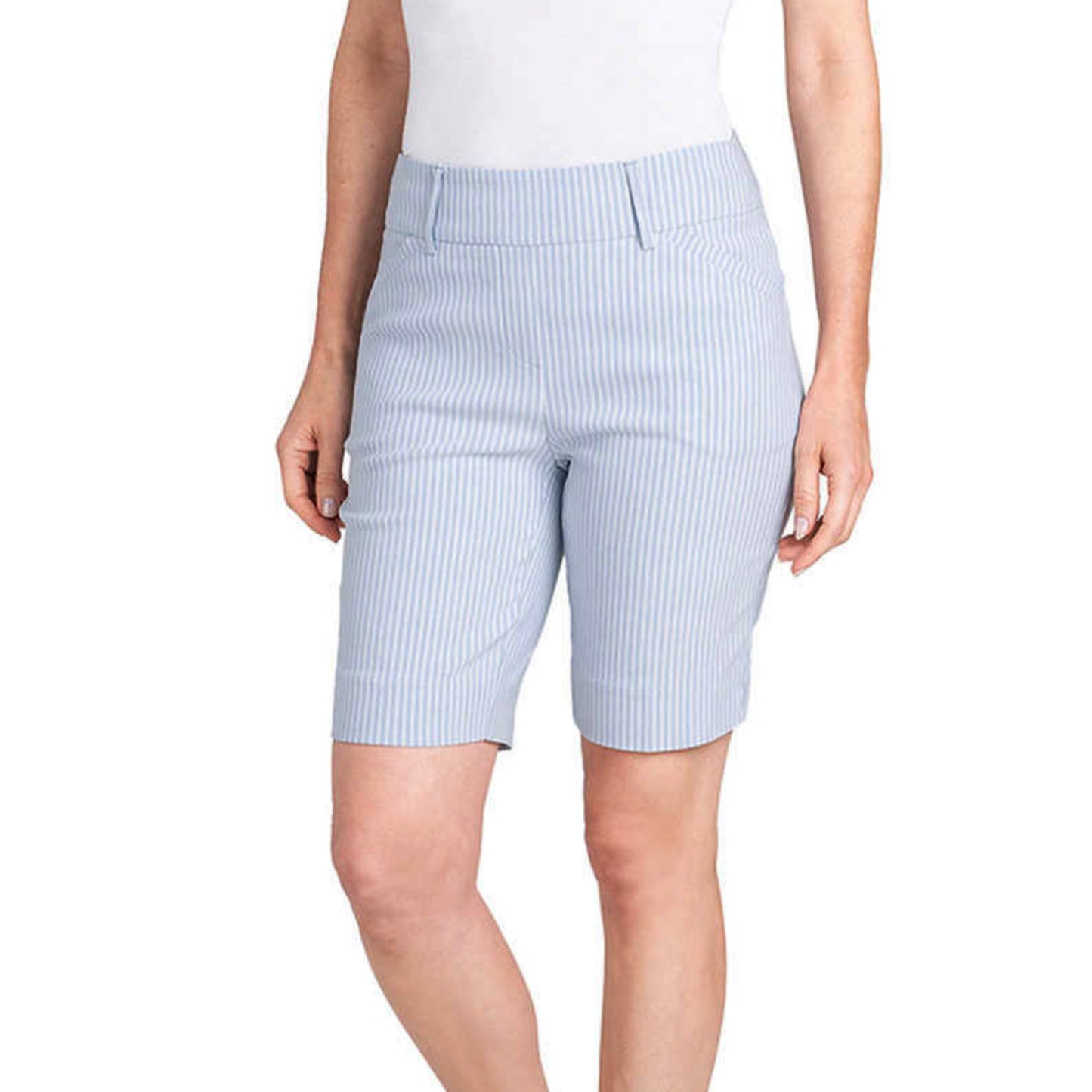 Hilary Radley Women's Comfort Waistband Bermuda Shorts