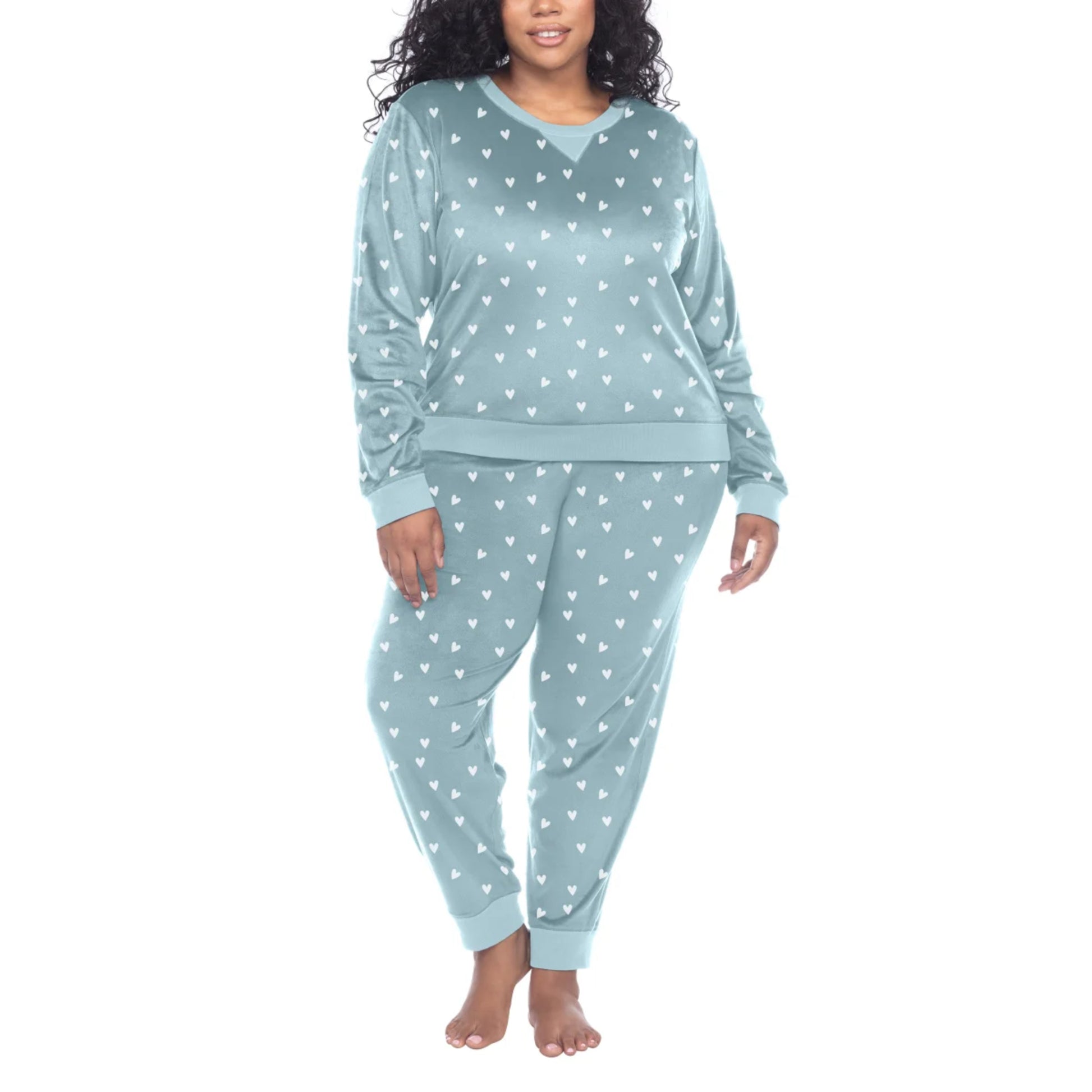 Womens Piece Women's Plush Loungewear U2SKIIN Fluffy Pajamas