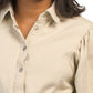 IDEM DITTO Women's Cotton Long Sleeve Mini Shirt Dress