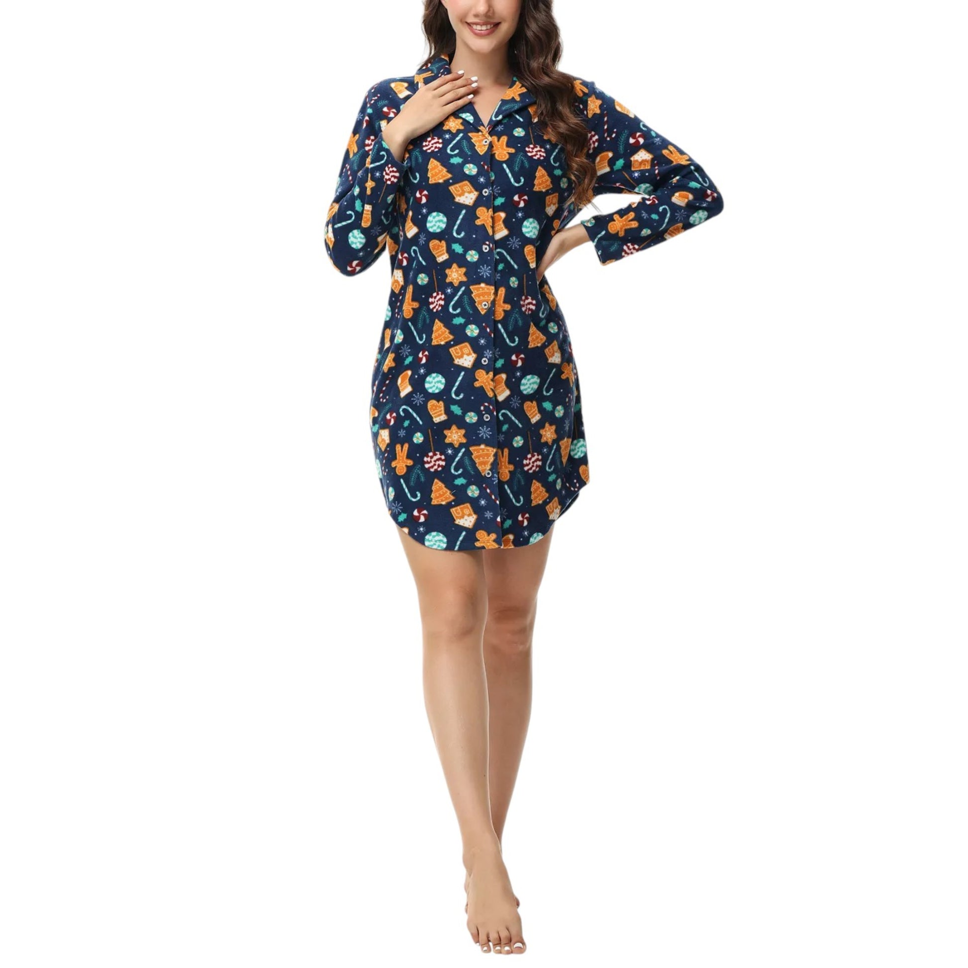 Letaystore Women's Sleepwear Loungewear PJ Sleep shirt Sleep dress