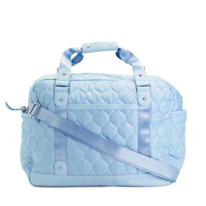 ISAAC MIZRAHI Women's Nylon Ogee Quilted Duffel Bag