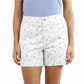 Jachs Girlfriend Women's Floral Print Cotton Blend Side Pockets Chino Shorts