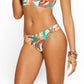 Jessica Simpson Women's Tropical Floral Print Hipster Swim Crop Cami and Bottom Collection
