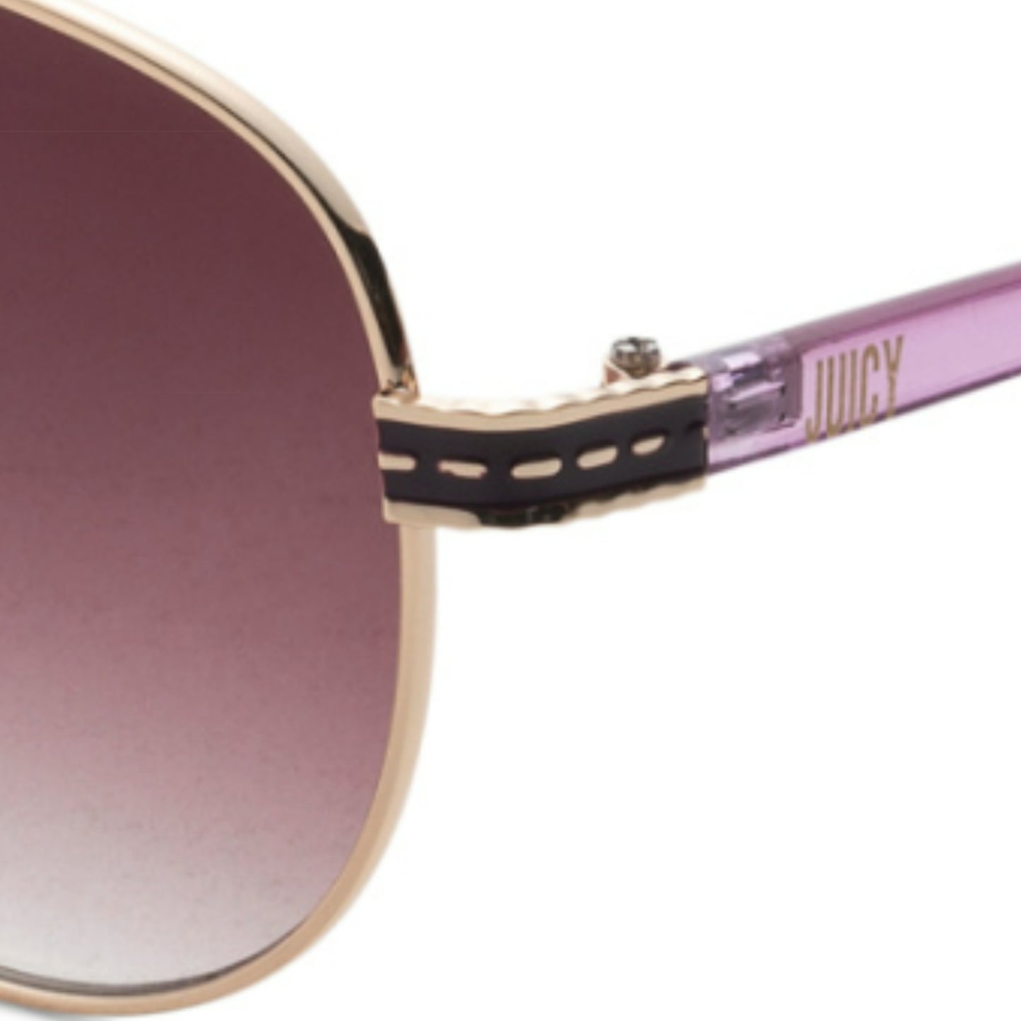 Juicy Couture Women's Aviator Gold Tone Metal Frame 55mm Sunglasses