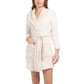 KITKIT Women's Cozy Plush Shawl Collar Tie Closure Teddy Bath Short Robe