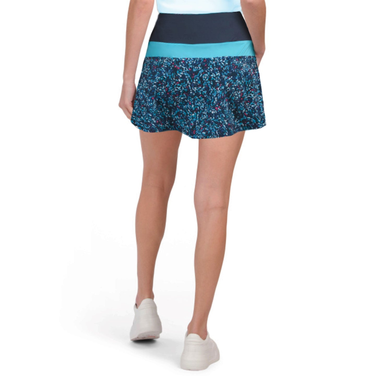 KYODAN Women's Built-in Shorts Color Block Inserts Golf Skort