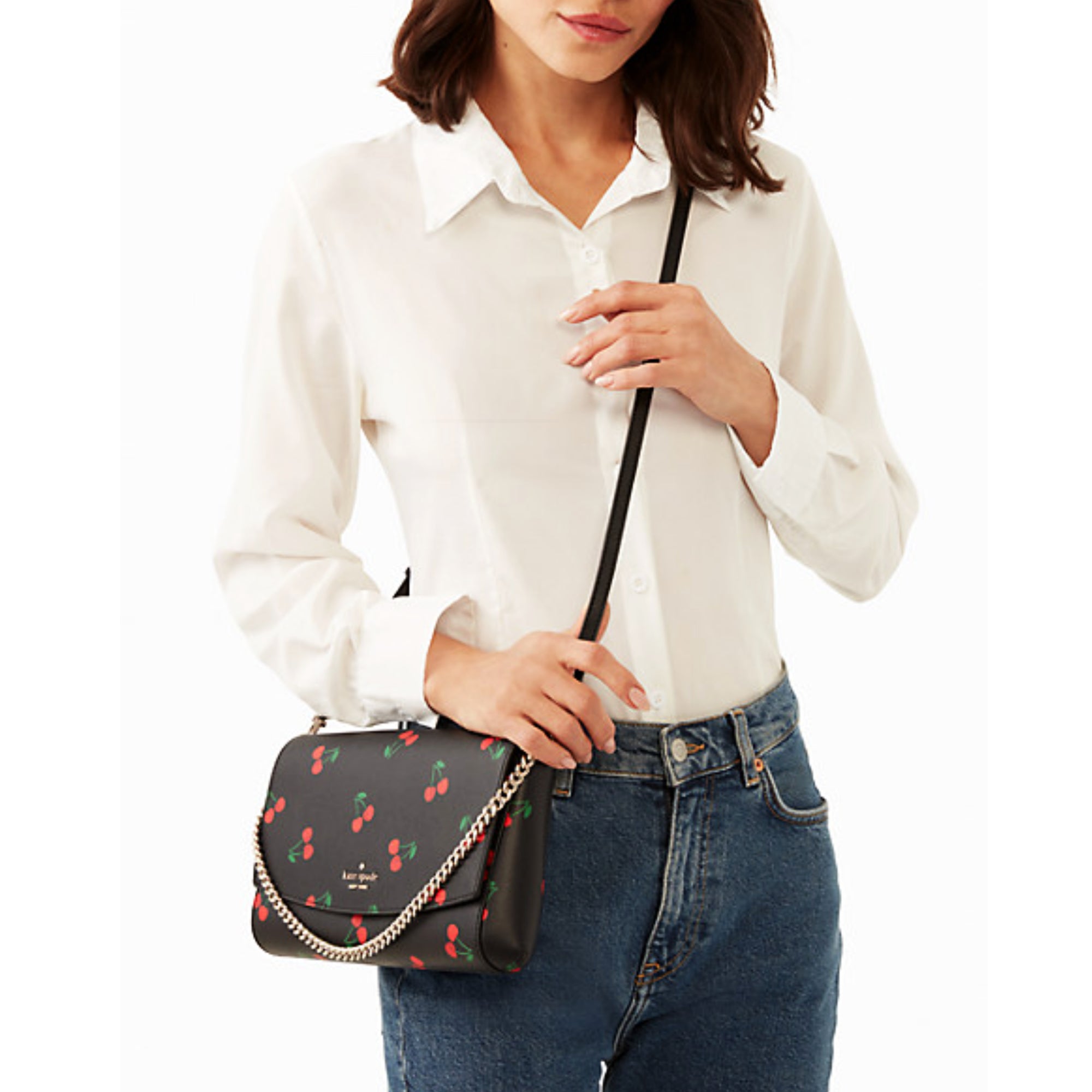 Kate Spade Laurel Way Greer Cherry Print Crossbody Bag Letay Store