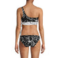 La Blanca Women's Moonlit Floral One Shoulder Sash Swim Top and Bikini Bottom Collection