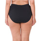 LA BLANCA Women's Plus High Waist Island Swim Bikini Bottom