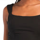 Laundry by Shelli Segal Women's Square Neck Ruffle Hem Side Split Midi Dress