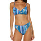 Lucky Brand Floral Print Swim Bikini Top and Bottom Collection