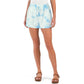 Lucky Brand Women's Tie Dye Print Side Pockets Soft Cotton Casual Shorts