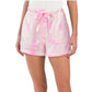 Lucky Brand Women's Tie Dye Print Side Pockets Soft Cotton Casual Shorts