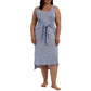 La Blanca Women's Plus Beach Cozy Tie Front Midi Dress Cover Up