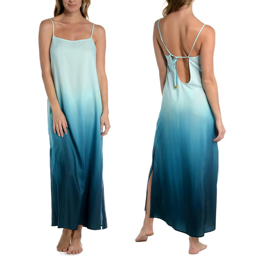 La Blanca Women's Oasis Beach Maxi Dress Ombré Cover-Up
