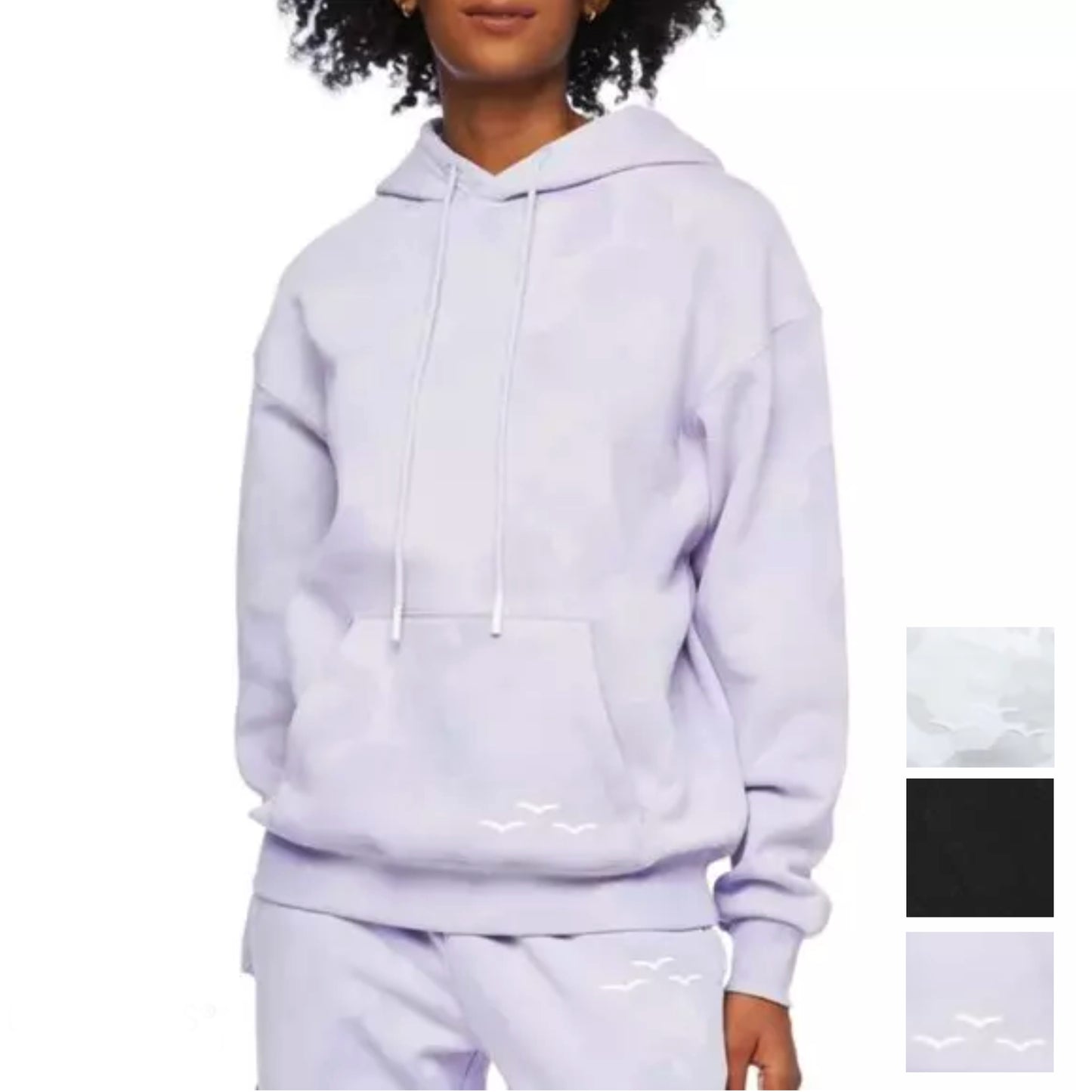 LazyPants Women's Fleece Lined Oversized Boyfriend Sweatshirt Hoodie