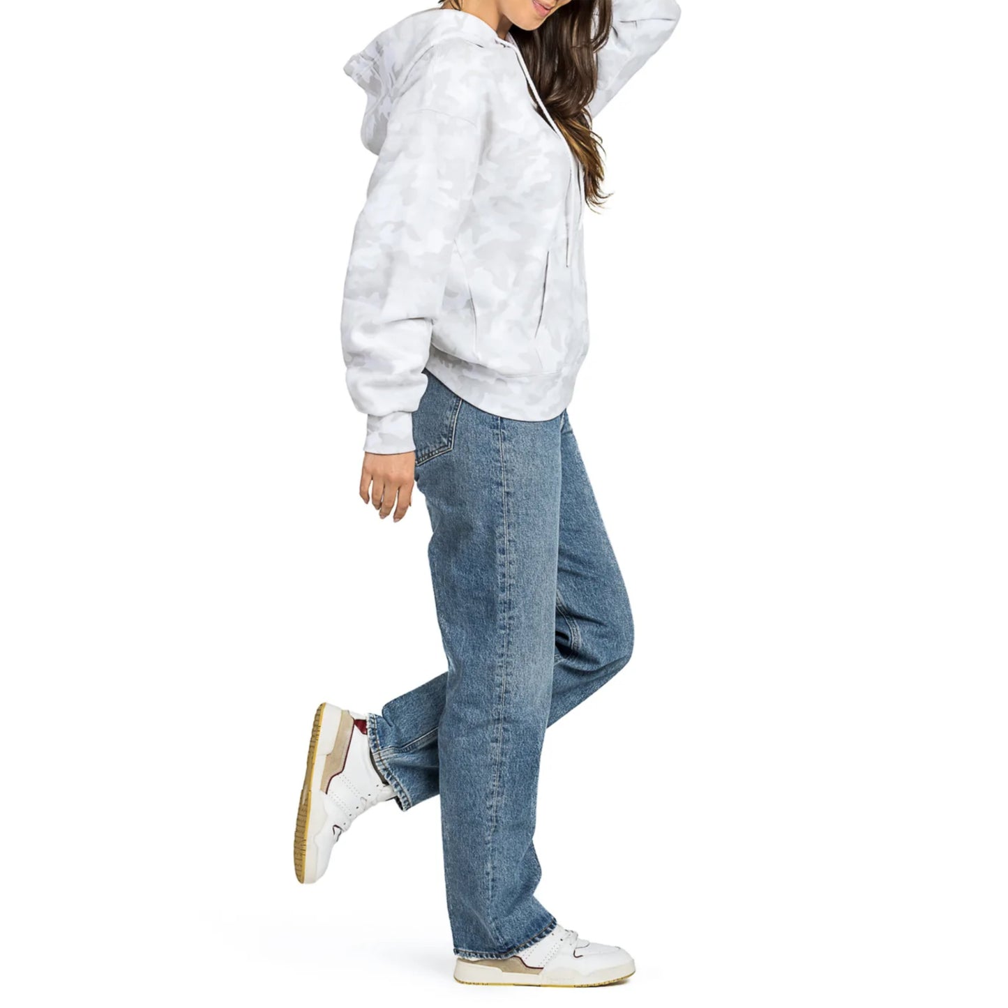 LazyPants Women's Fleece Lined Oversized Boyfriend Sweatshirt Hoodie
