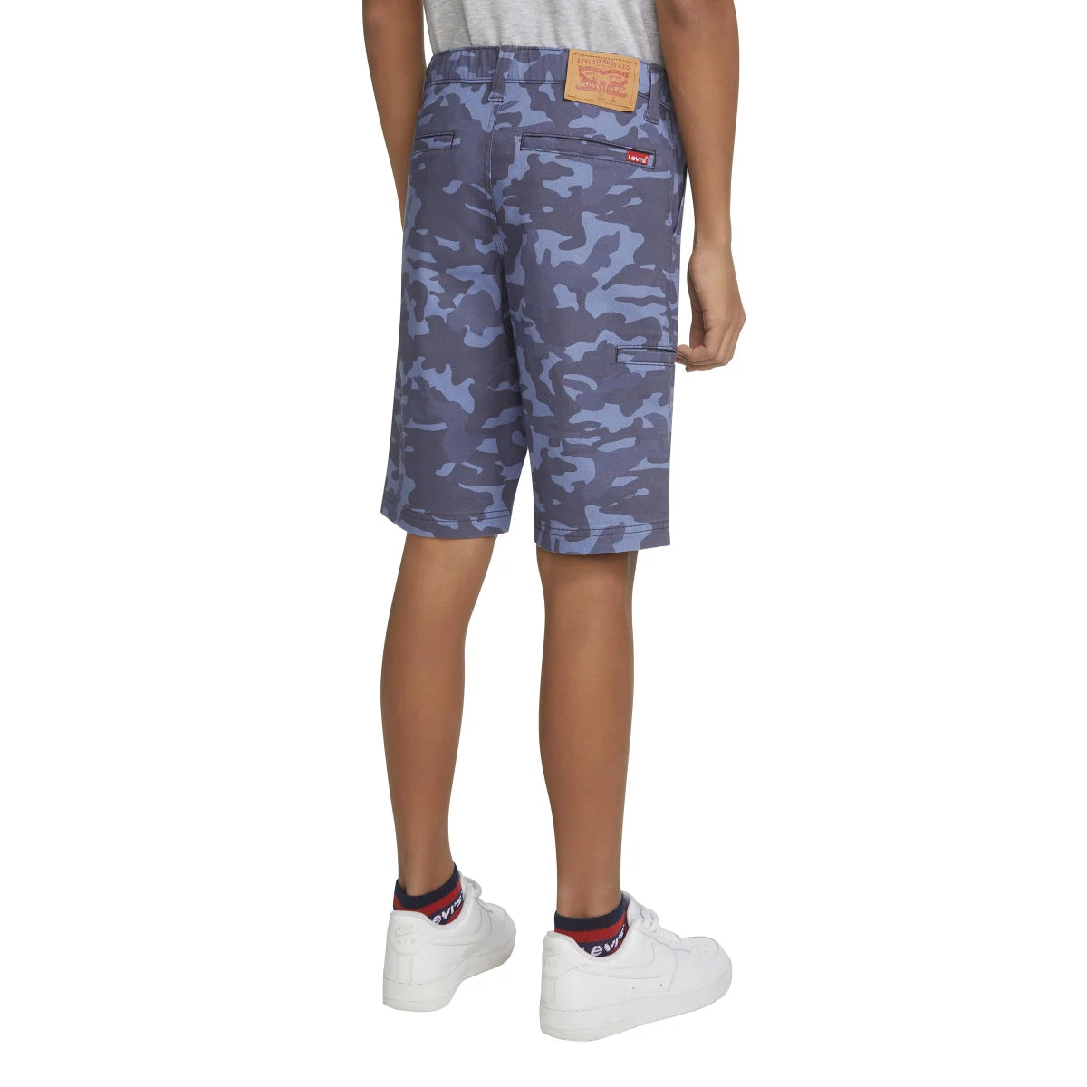 Levi's Youth Boys Camo Print Cotton Blend Cargo Shorts
