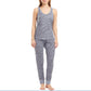 Karen Neuburger Women's 3-Piece Zebra Print Soft Pajama Lounge Set