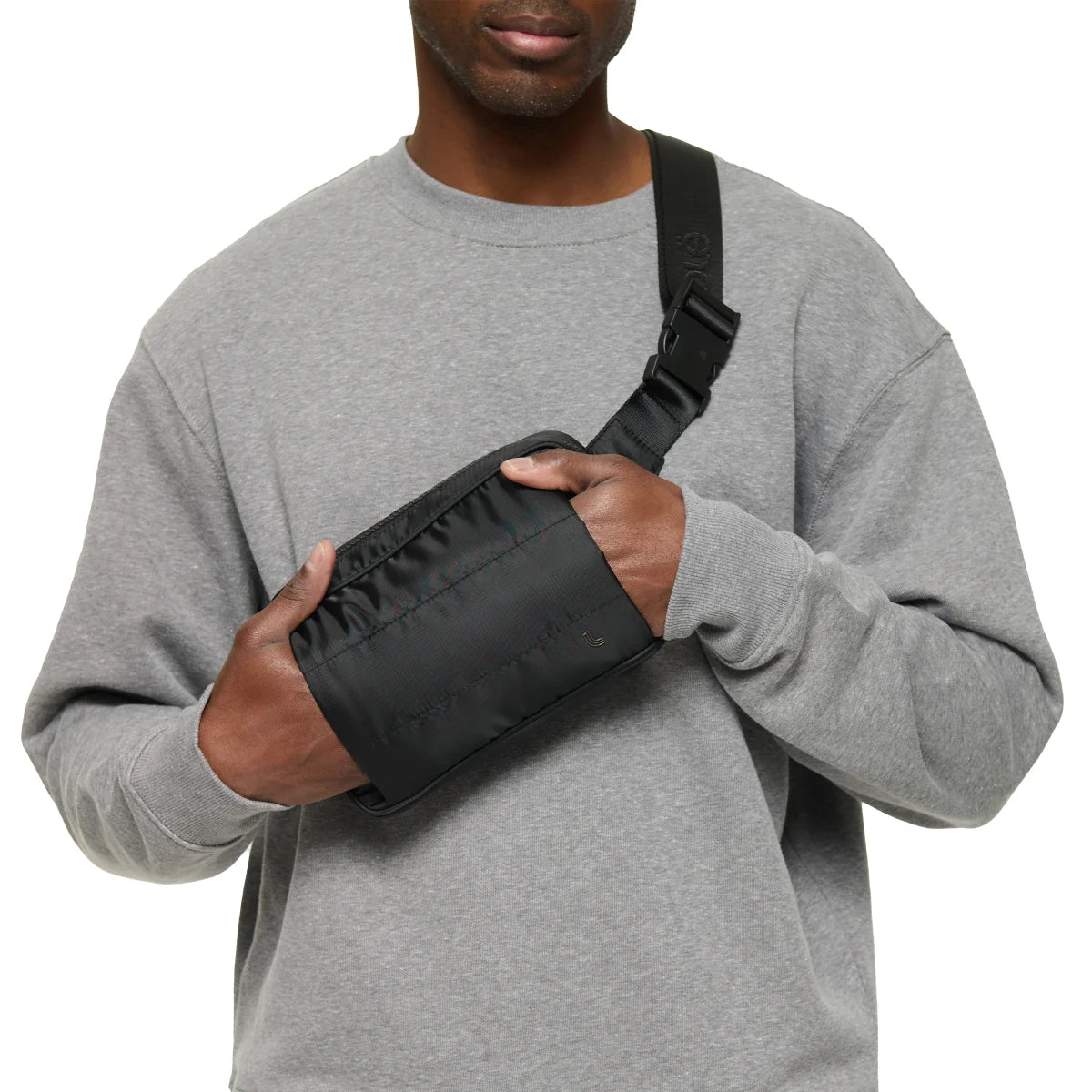 Lolë Unisex Women's Men's Faux Fur Handwarmer Fanny Pack Belt Bag