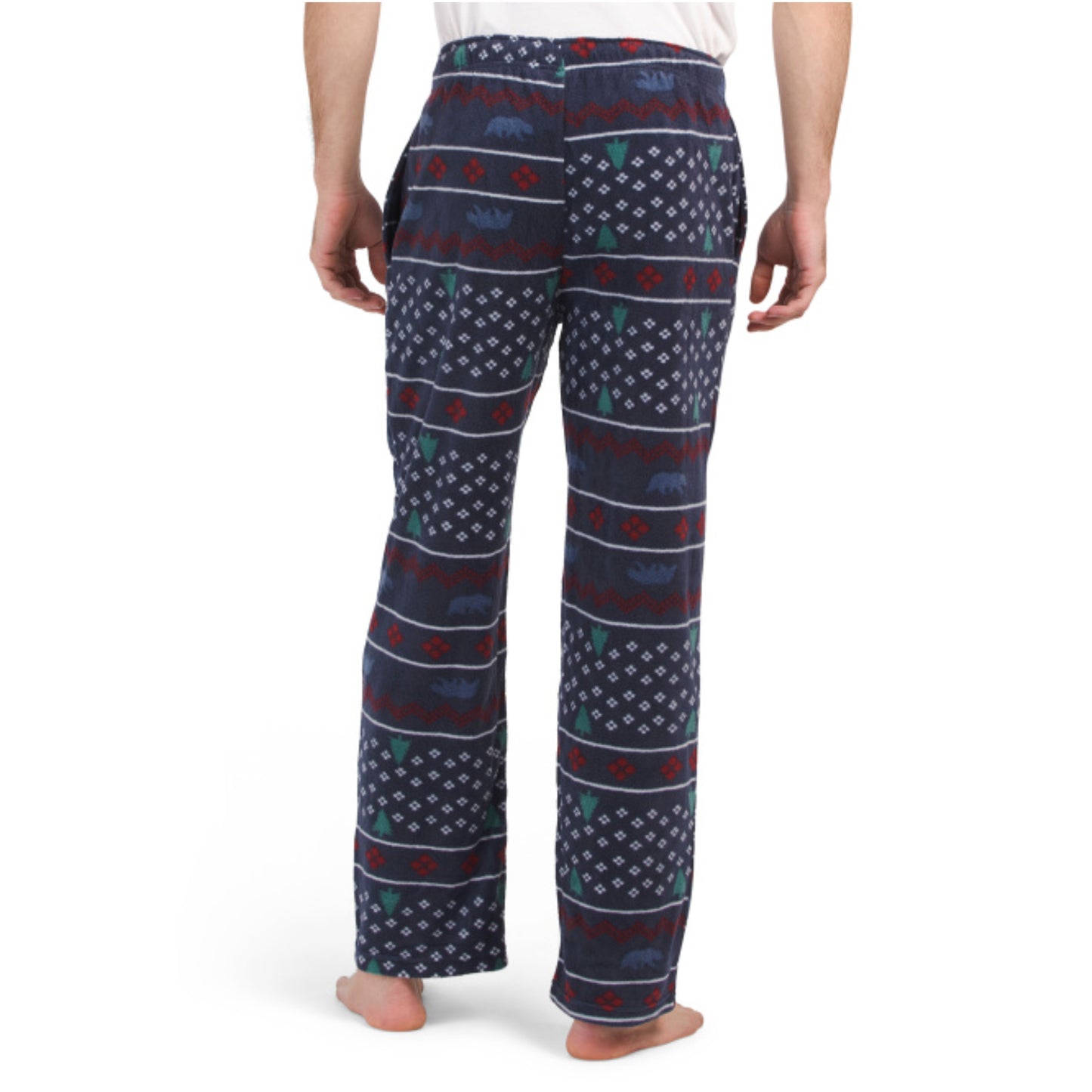 Lucky Brand Men's Soft Fleece Printed PJ Loungewear Sleep Pants