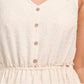 Lucky Brand Women's Tie Shoulder Clip Dot Ruffle Tiered Mini Dress