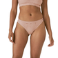 Lucky Brand Women's 3 Pack Crochet Lace  Seamless Bikini Panties
