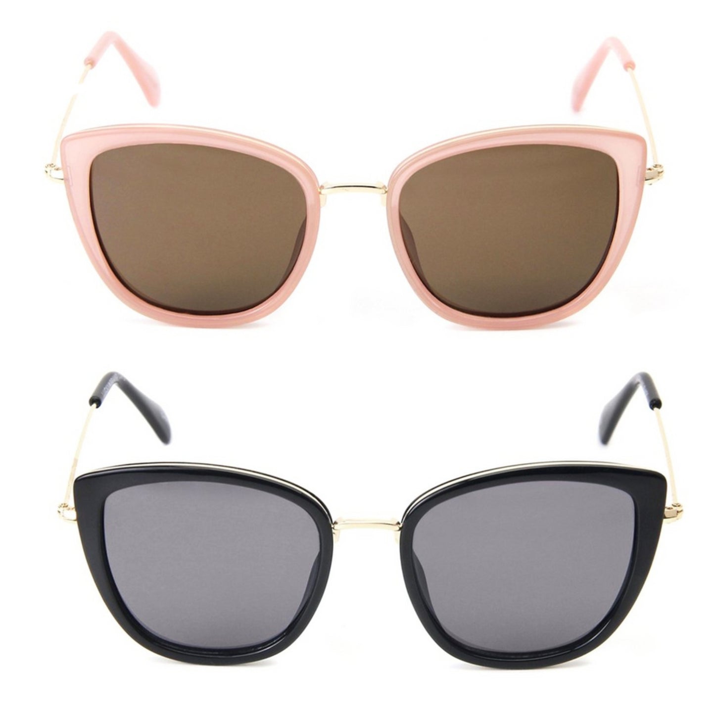 Lucky Brand Women's Fashion Cat Eye Summer Beach Sunglasses