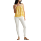 Lucky Brand Women's Embroidery Lace Trim Cotton Camisole Top