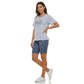 Lucky Brand Women's 2-Piece  Logo Graphic Print T-Shirt and Bandana Print Bike Shorts Set