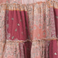 Lucky Brand Women's Cotton Patchwork Print Tiered Mini Dress