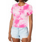 Pair this Lucky Brand T-shirt with your favorite jeans or shorts for a relaxed, up-for-anything weekend look. Soft, breathable cotton jersey in a crew neck style features a bold front graphic. The relaxed fit and cropped length create an effortless, trendy silhouette perfect for casual days. Short sleeves and 100% cotton fabric keep you comfortable all day long.
