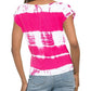 Lucky Brand Women's Cotton Tie-Dye Twist-Front T-Shirt