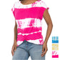 Lucky Brand Women's Cotton Tie-Dye Twist-Front T-Shirt