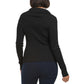 MARLED Women's Lurex Rib Knit Marilyn Neck Pull Over Sweater