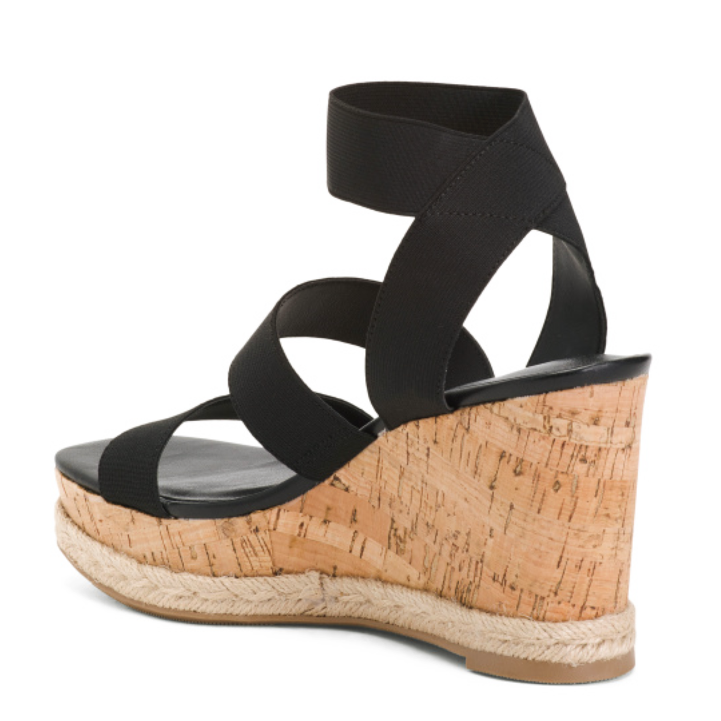 Madden Girl Women's Strappy Cork Wedge Platform Heel Sandals