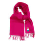 Made in Italy Unisex Cozy 100% Wool Classic Fringe Scarf