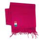 Made in Italy Unisex Cozy 100% Wool Classic Fringe Scarf