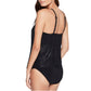 MAGICSUIT Women's Indiglow Shimmer Finish Angelika Swim Tankini Top