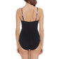 MAGICSUIT Women's New Romantic Louise Floral Print Drape One Piece Swimsuit