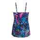 Magicsuit Women's Blue Social Butterfly Grace Swim Tankini Top