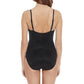 Magicsuit Women's Blue Social Butterfly Lisa Print One-Piece Swimsuit
