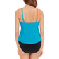 Magicsuit Women's Solid Rita Tired Ruffle Swim Tankini Top