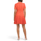 Maison Tara Women's Lace Ruffle Fringe Trim Mini Dress