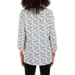 Mario Serrani Women's Floral Print V-Neck Tunic Blouse